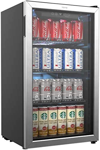 Beverage Refrigerator and Cooler – 120 Can Mini Fridge