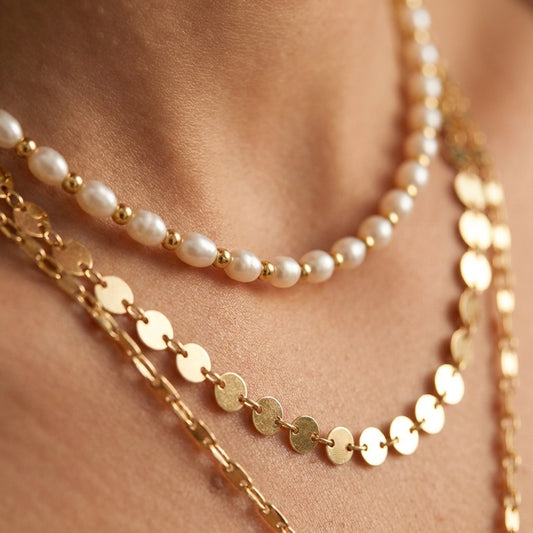 Women's Layered Pendant Necklace Set Zinc Alloy Necklace