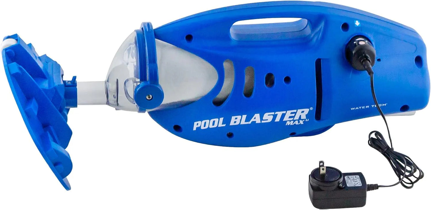 Cordless Pool Vacuum for Deep Cleaning & Strong Suction, Handheld Rechargeable Swimming Pool Cleaner for Inground and Above Ground Pools, Hoseless Pool Vac by