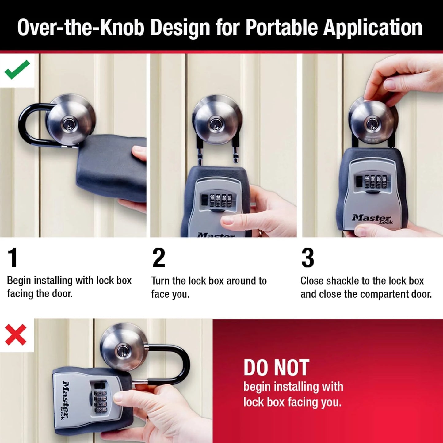 Key Lock Box, Outdoor Lock Box Bundle with SentrySafe Fireproof and Waterproof Safe, 1.23 Cubic Feet