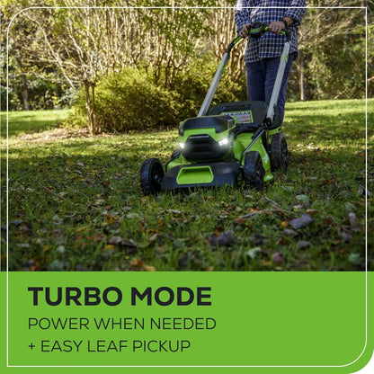 60V 21” Cordless (Self-Propelled) Lawn Mower , 2 x 4.0Ah Batteries and Dual Port Rapid Charger