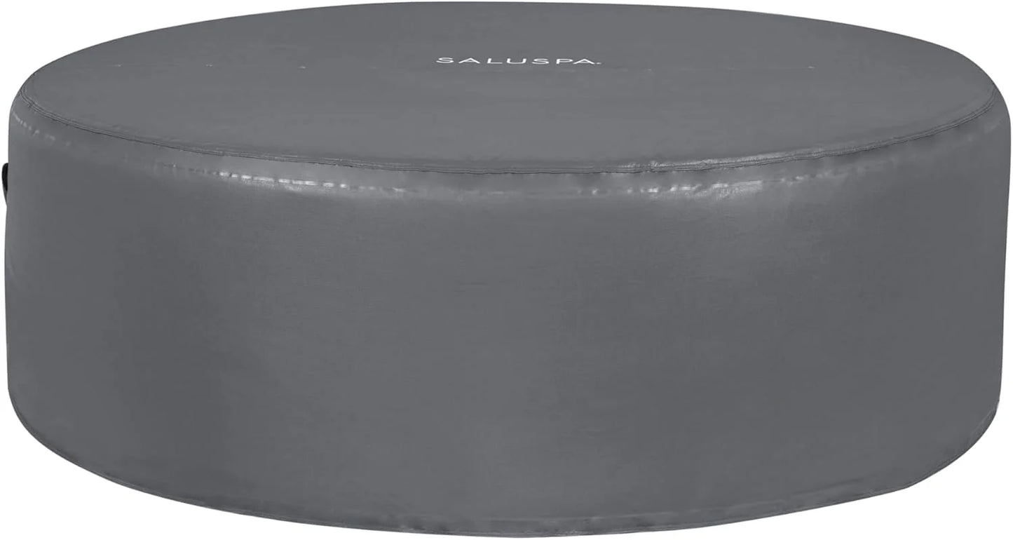 Inflatable Hot Tub Spa (71" x 26") | Portable Hot Tub with 2 Covers (1 Energy-Efficient Thermal Cover and 1 Standard Cover) | Fits Up to 2-4 Persons | Black