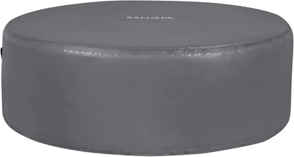 Inflatable Hot Tub Spa (71" x 26") | Portable Hot Tub with 2 Covers (1 Energy-Efficient Thermal Cover and 1 Standard Cover) | Fits Up to 2-4 Persons | Black