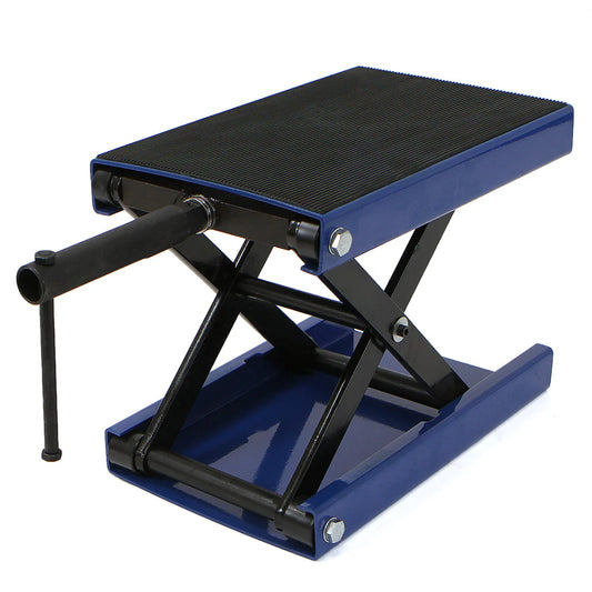 Heavy Duty Motorcycle Jack Center Scissor Lift 1100lbs Dolly Table