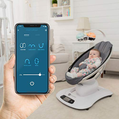 Baby Swing, Bluetooth Baby Rocker with 5 Unique Motions