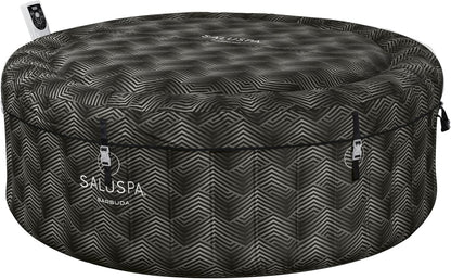 Inflatable Hot Tub Spa (71" x 26") | Portable Hot Tub with 2 Covers (1 Energy-Efficient Thermal Cover and 1 Standard Cover) | Fits Up to 2-4 Persons | Black
