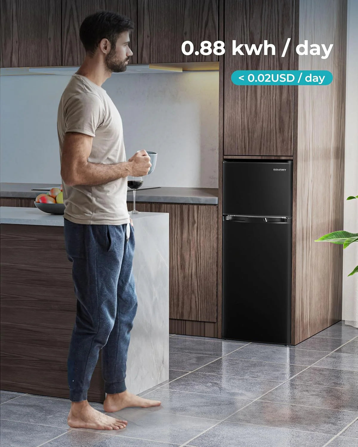 3.2 Cu.Ft Mini Fridge with Freezer – 2-Door Compact Refrigerator for Bedroom, Dorm, Office or Apartment, Silver3.2 Cu.Ft Mini Fridge with Freezer – 2-Door Compact Refrigerator for Bedroom, Dorm, Office or Apartment, Silver