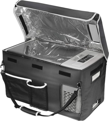 12 Volt Refrigerator 12V Car Fridge 23 Quart Portable Freezer Compressor Cooler 12/24V DC 110~240 Volt AC for Truck Van RV Camper SUV Travel Camping Road Trips Tailgating -7℉~50℉