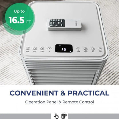 8000 BTU 3-in-1 Air Cooler with Dehumidifier and Fan Mode