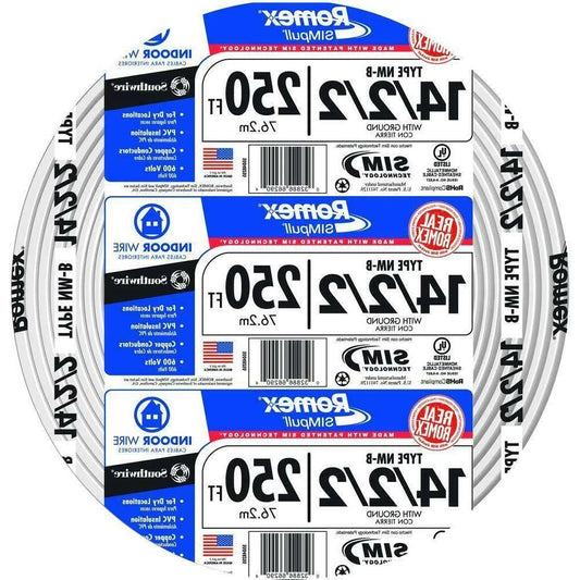250 ft. 14/2/2 Solid Romex SIMpull Cu NM-B W/G Wire