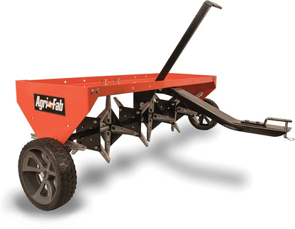 18" x 48" Tow Behind Poly Lawn Roller 550 lbs Weight with Water, Poly Drum and Steel Frame, with Plug. Designed for Lawn and Garden Tractors